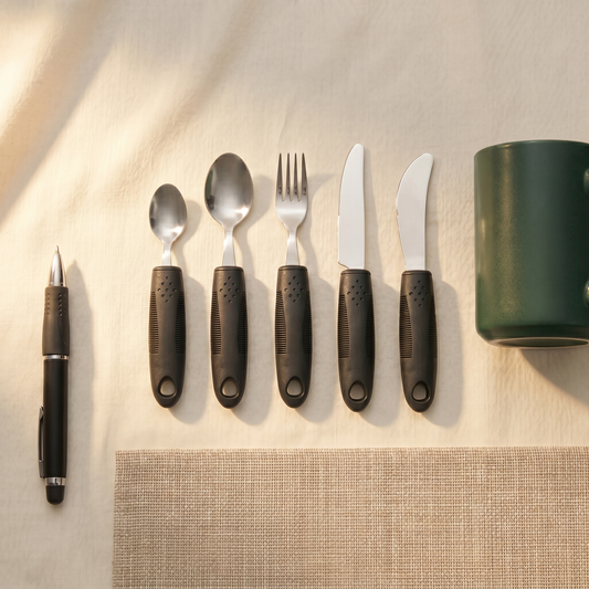 The Complete Dining Set — Cutlery, Steady Cup, Mat & Pen